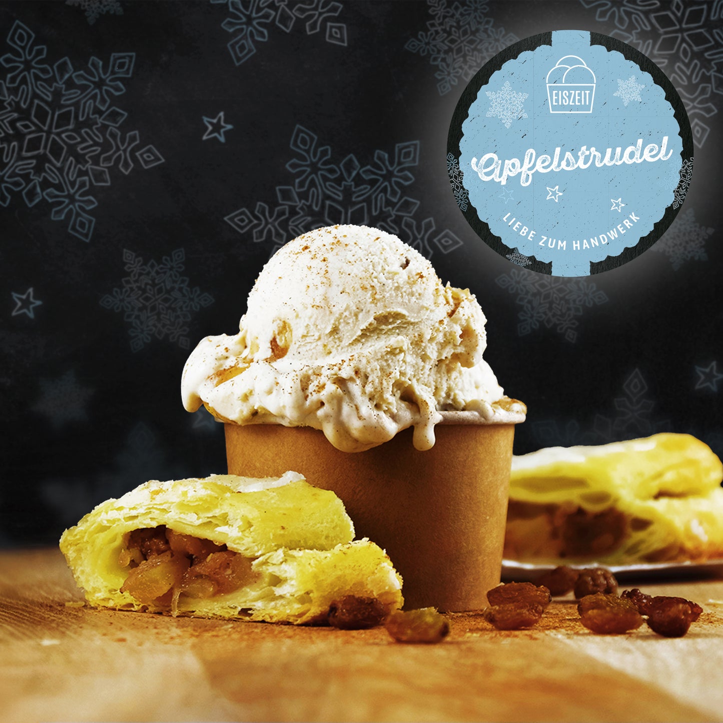 Apfelstrudel Eis