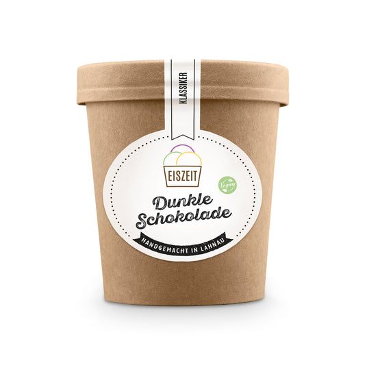 Dunkle Schokolade Eis