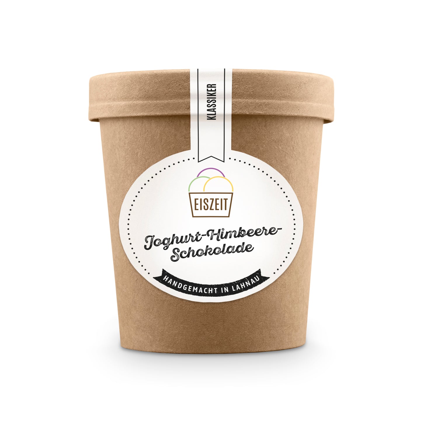 Joghurt-Himbeere-Schokoladen Eis