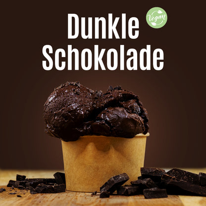 Dunkle Schokolade Eis