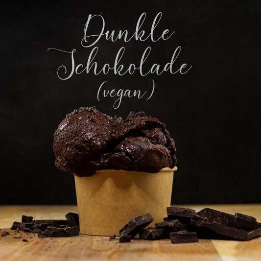 Dunkle Schokolade Eis