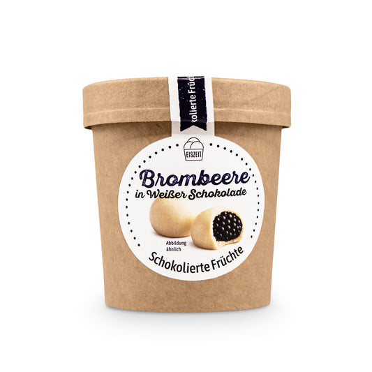 Schokolierte Brombeeren