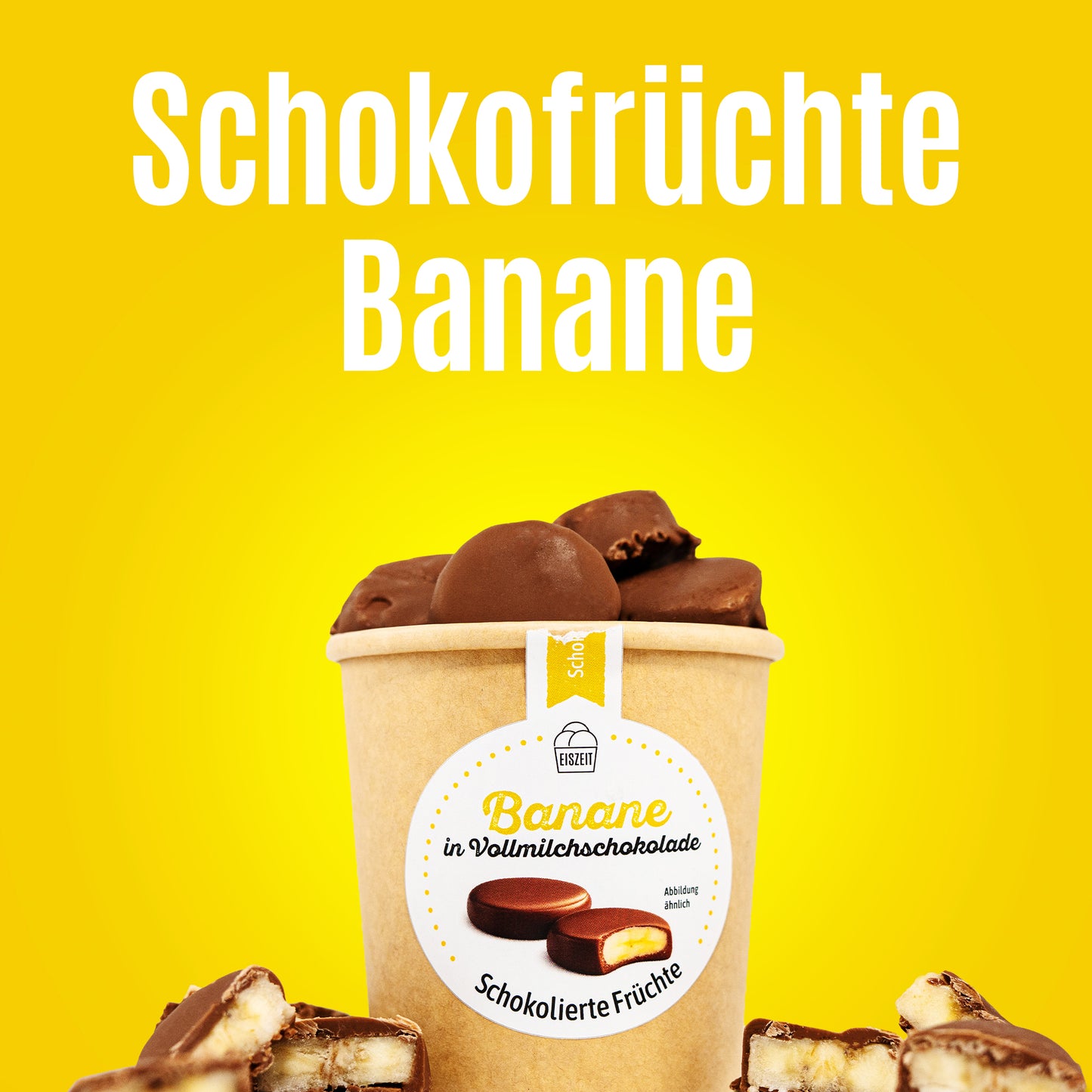 Schokolierte Bananen