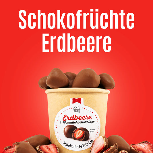 Schokolierte Erdbeeren